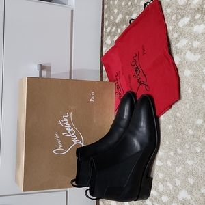 Christian Louboutin Black Marmada Boots Sz 40.5
